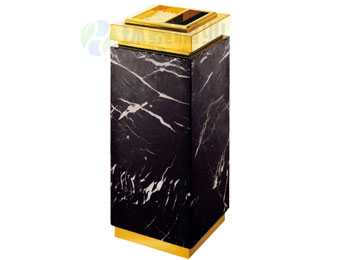 金石金蓋座地大理石垃圾桶HT-SN010,室內,垃圾桶,HT-SN8105,室內,垃圾桶,HT-SN8