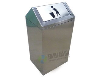 室內長方形不銹鋼垃圾桶HT-BXG1670,室內,不銹鋼,垃圾桶,HT-BXG1670,