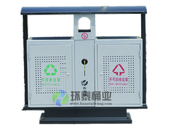 坐地式?jīng)_孔分類鋼制垃圾桶HT-GZ8830,坐地,沖孔,分類,鋼制,垃圾桶,HT-GZ5680,坐地,沖