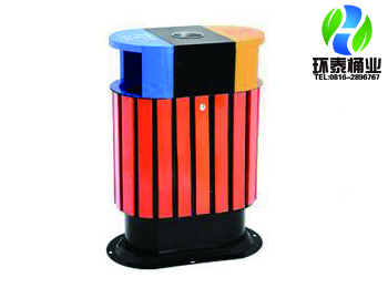 戶外鋼木三色分類垃圾桶HT-GM8680,戶外,鋼木,三色,分類,垃圾桶,HT-GM8680,戶外,鋼